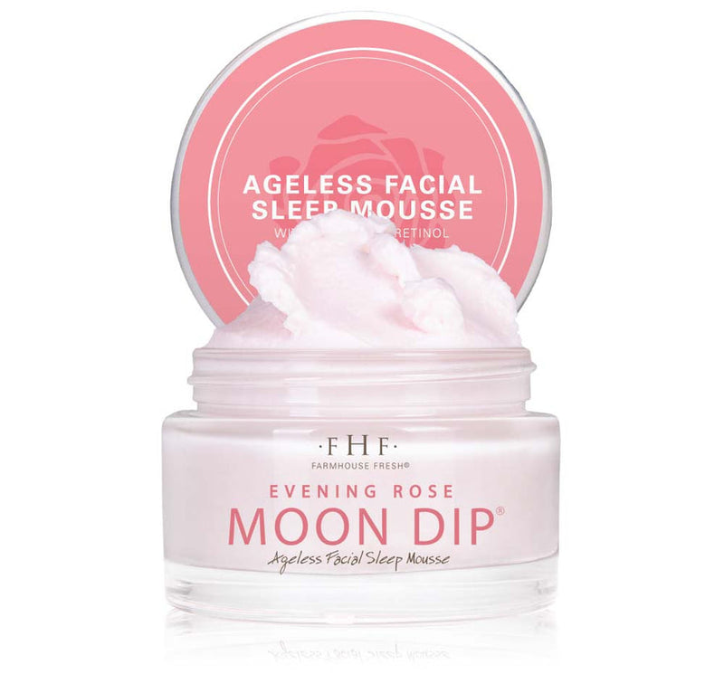 Evening Rose Moon Dip® Ageless Facial Sleep Mousse with Peptides + Retinol