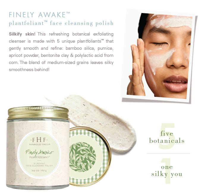 Finely Awake™ Plantfoliant™ Silkening Face Cleansing Polish